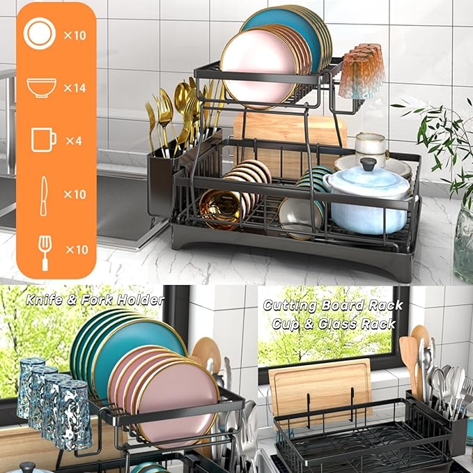 ESCURRIDOR DE PLATOS LUXURY - Envío Gratis
