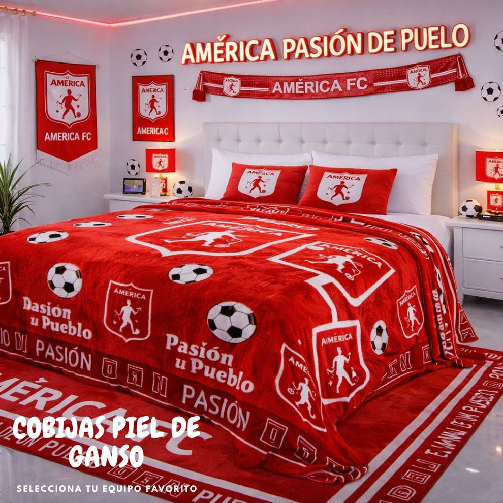 Cobijas de futbol Premium - Escoge Tu club favorito!!