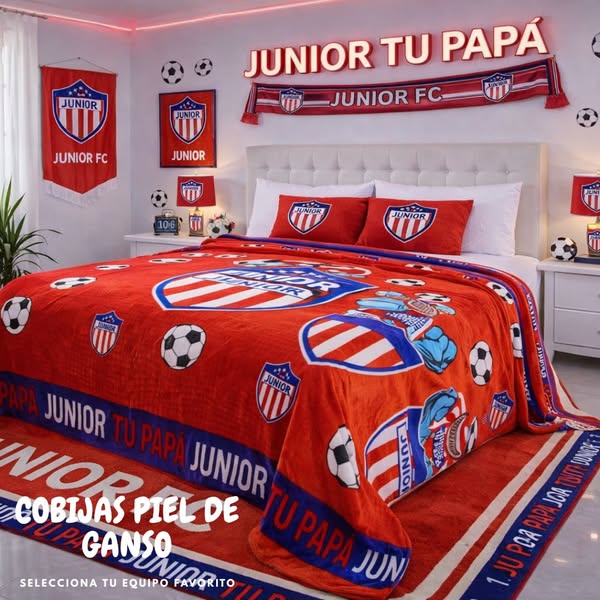 Cobijas de futbol Premium - Escoge Tu club favorito!!